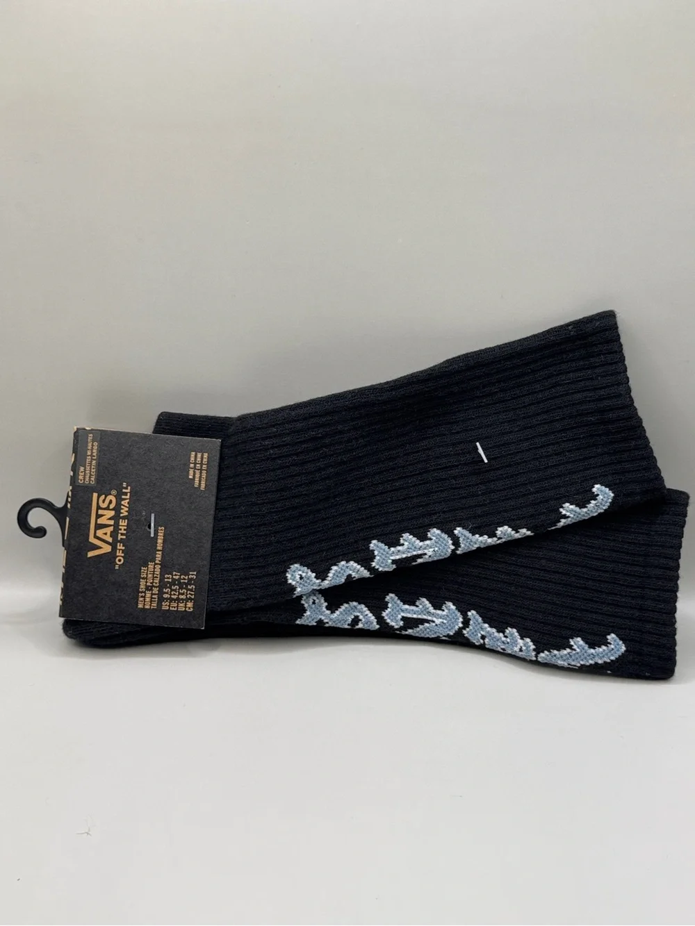 VANS Black Road Stop Crew Sock
